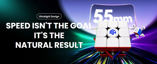 GAN V100 Maglev 3x3x3 Speed Cube UV Coated